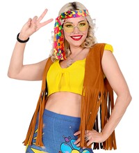Hippie vesta s čelenkou