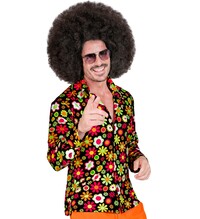Pánske hippie tričko s kvetmi