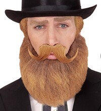 Pánska blond brada a fúzy