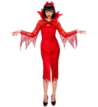 Dámsky kostým čertice s rohmi