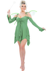 Dámsky kostým víly Tinkerbell (šaty, krídla)