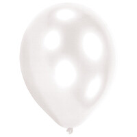 Nafukovací balón - perleťovo biely