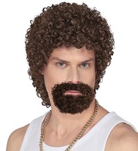 Pánska parochňa Mr. Gorgeous s kozou briadkou