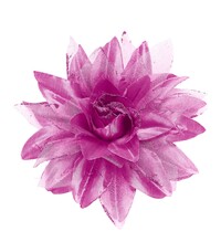 Spona do vlasov - kvetina (lila)