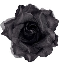 Spona do vlasov - Rose (čierna)