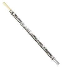 Strieborné flitrové puzdro na cigarety (30 cm)