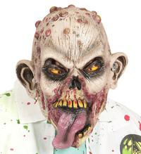 Latexová maska infikovaného zombie