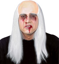 Plešatý s bielymi vlasmi