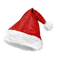 Flitrový klobúk Santa Claus