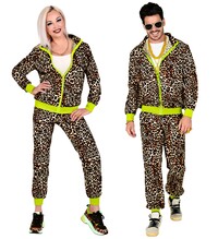 Unisex leopardí semiš 80s