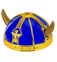 Vikingská prilba modrá