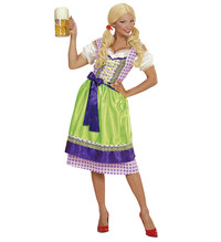 Dámsky zelený dirndl kostým na októberfest