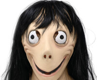 Latexová hororová maska Momo