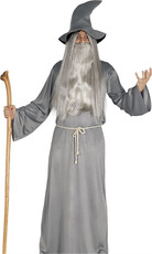 Pánsky kostým Gandalf šedý