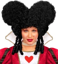 Dámska parochňa Baroque Queen of Hearts, čierna