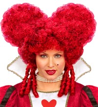 Dámska parochňa Baroque Queen of Hearts, červená