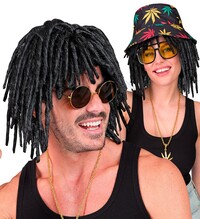 Čierna jamajská parochňa, dredy