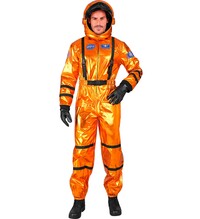 Pánsky kostým astronauta, oranžový