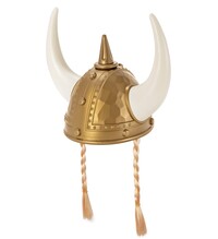 Vikingská prilba s vrkočmi