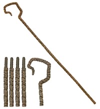 Skladací pastiersky hák, 146 cm