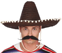 Sombrero čierne, 50 cm