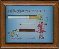 Cigareta - Rozbiť sklo