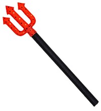 Diabolská vidlička s flitrami 38 cm