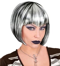 Dámske čiernobiele parochne na Halloween