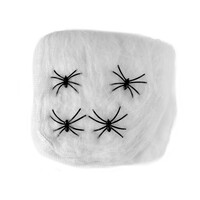 Dekorácia pavučina s pavúkmi