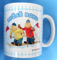 Lyžiar roka-Mug Pat a Mat