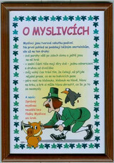 O poľovníkoch - Schéma