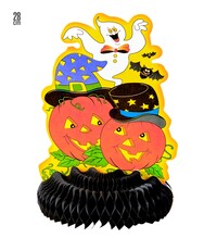Papierová dekorácia halloweenskej tekvice, veľkosť 28 cm