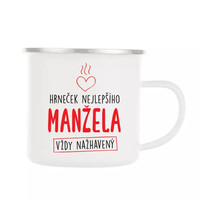 Hrnček najlepšieho manžela - plechový hrnček