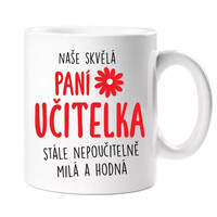 Naša úžasná učiteľka - hrnček 2 farby