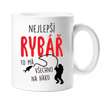 Najlepší rybár - hrnček 2 farby