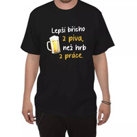 Lepšie brucho od piva - Vtipné pánske tričko