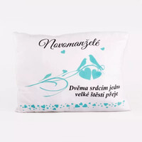 Vankúš Novomanželia - Dve srdcia