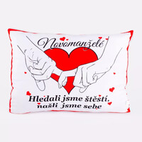 Polštár Novomanželia - Hľadali sme šťastie