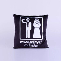 Vankúš - Novomanželská čierna