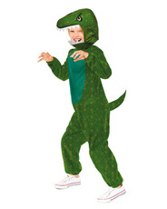 Detský kostým dinosaura, zelený