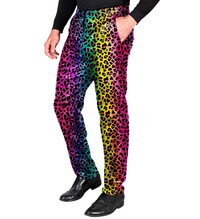 Pánske disco nohavice, leopardie