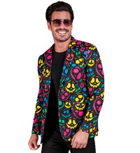 Pánska neónová bunda, farebné duchy