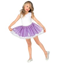 Detská biela a ružová tutu sukňa