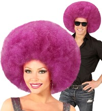 Afro parochňa, fialová