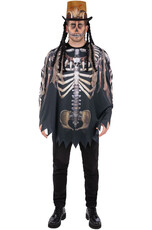 Poncho voodoo šaman pre dospelých