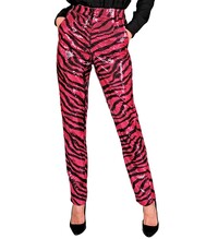 Dámske spoločenské nohavice s flitrami z 80. rokov