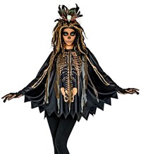 Dámske pončo voodoo kňažky