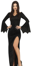 Dámske šaty Morticia Addams (Kostým)