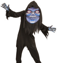 Detský kostým smrťáka s nadrozmernou maskou