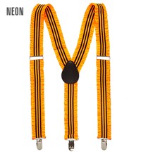 Šle s vlnovkou, neónovo oranžové